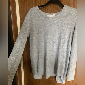 Open Back Grey sweater